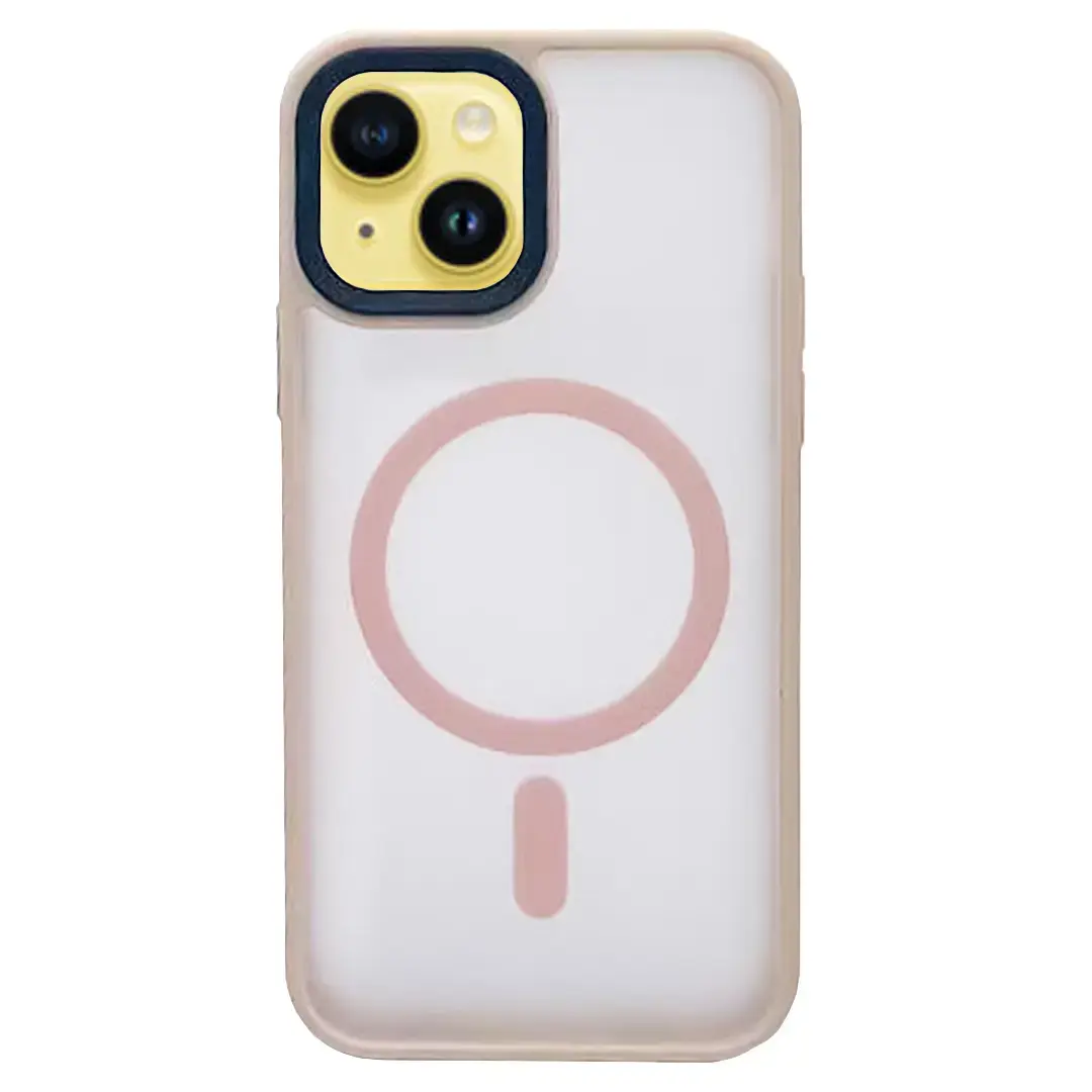 iPhone 15 MagSafe Cam Smoke Twotone Rose Gold